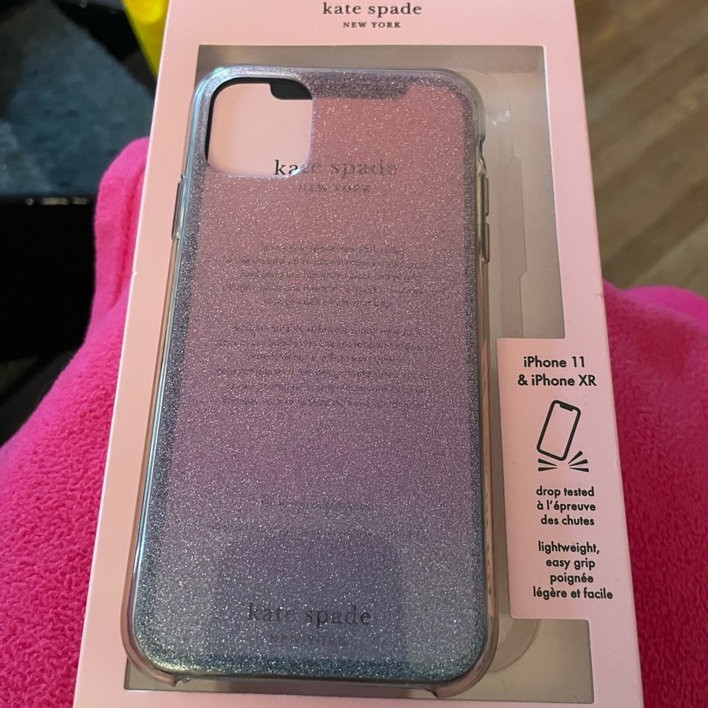 IPHONE 11 KATE SPADE OMBRÉ GLITTER PHONE CASE